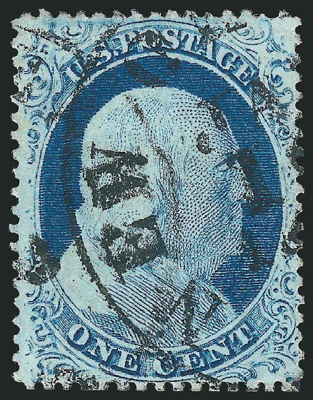 Values of US Stamps Scott Cat. #23 - 1c 1857 Franklin. Robert Siegel Auction Galleries, Dec 2010, Sale 998, Lot 469