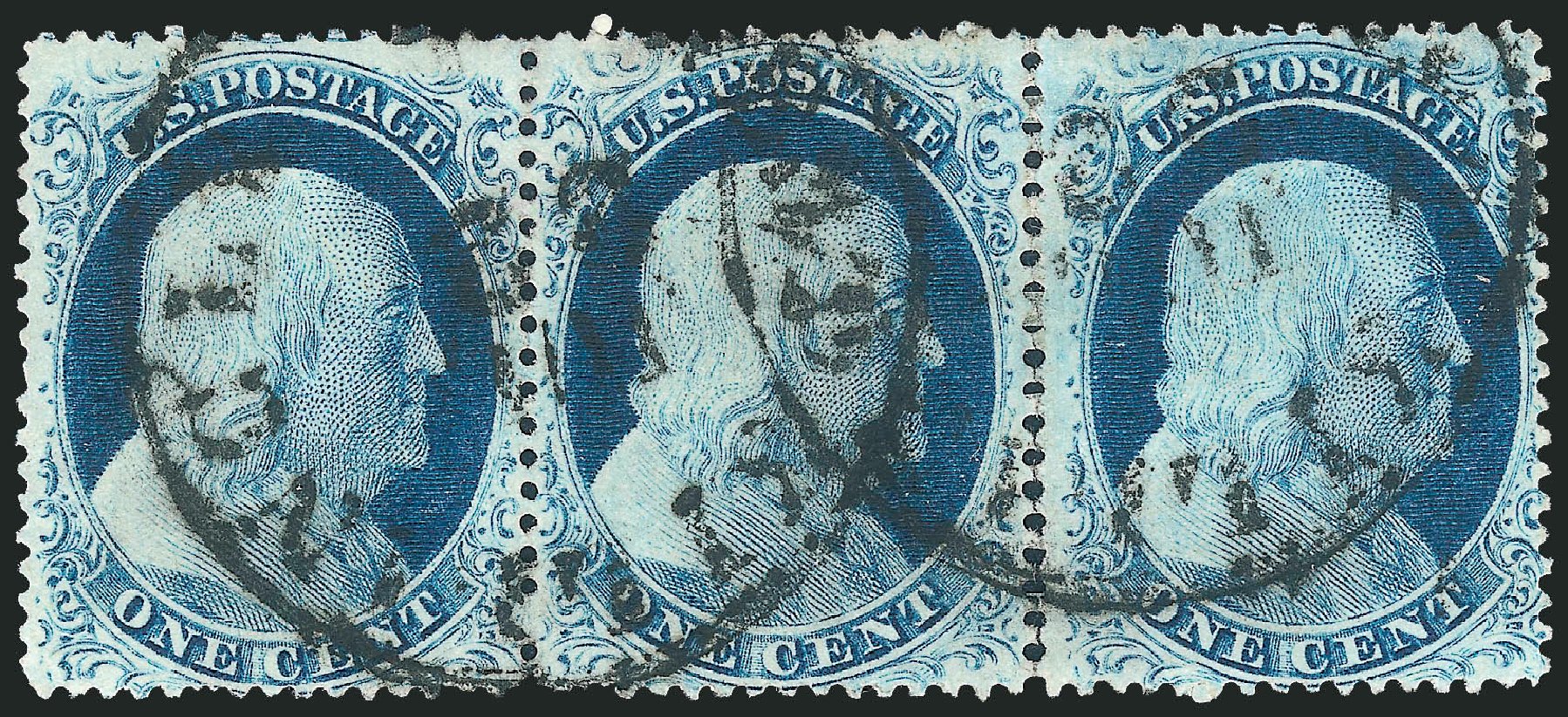 Prices of US Stamp Scott Catalog #23: 1c 1857 Franklin. Robert Siegel Auction Galleries, Dec 2010, Sale 998, Lot 479