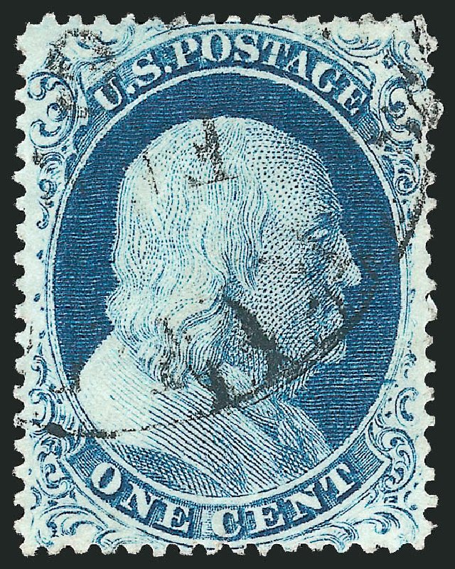 Price of US Stamp Scott Cat. 23: 1c 1857 Franklin. Robert Siegel Auction Galleries, Mar 2011, Sale 1006, Lot 1030