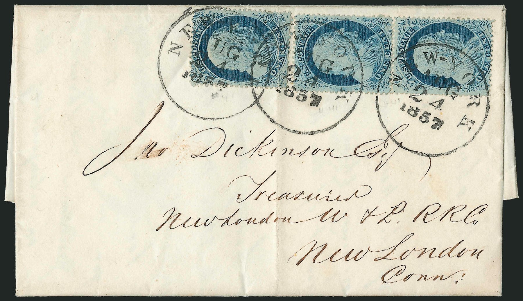 Value of US Stamp Scott Catalogue #23: 1857 1c Franklin. Robert Siegel Auction Galleries, Mar 2011, Sale 1006, Lot 1050