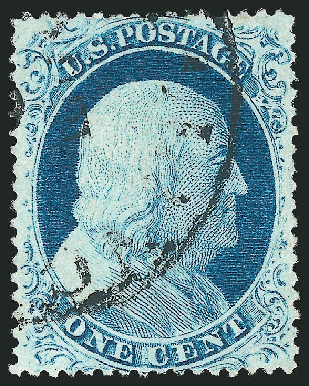 Value of US Stamps Scott Catalog #23 - 1857 1c Franklin. Robert Siegel Auction Galleries, Jun 2012, Sale 1026, Lot 1170