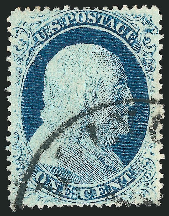 Prices of US Stamp Scott Catalog #23 - 1c 1857 Franklin. Robert Siegel Auction Galleries, Mar 2014, Sale 1067, Lot 930