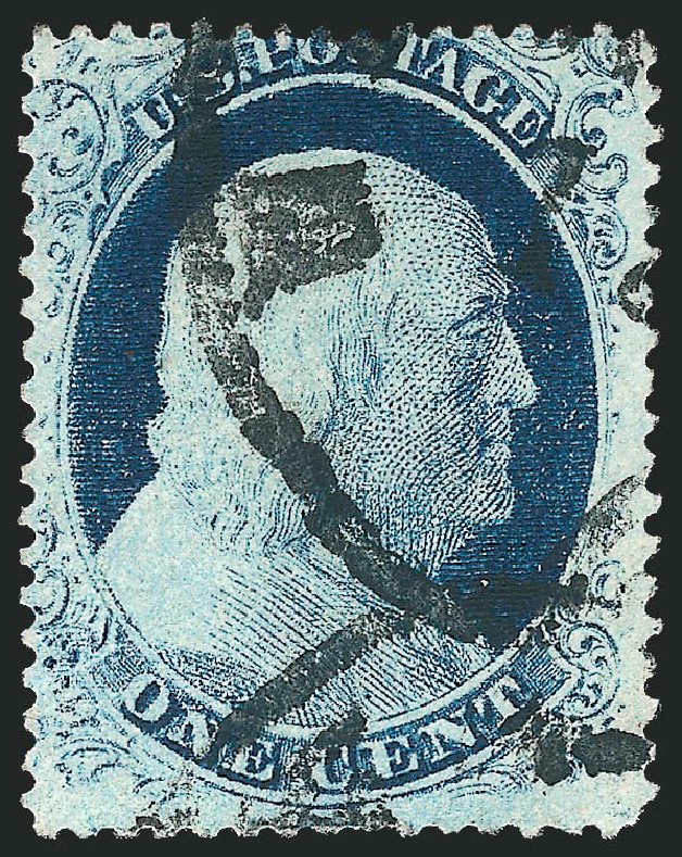 Value of US Stamp Scott 23 - 1857 1c Franklin. Robert Siegel Auction Galleries, Mar 2011, Sale 1006, Lot 1011