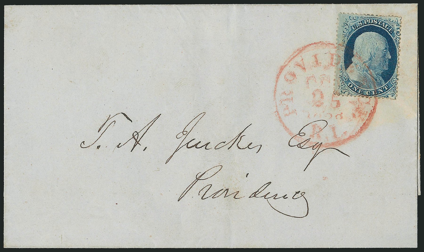 Values of US Stamps Scott # 23: 1857 1c Franklin. Robert Siegel Auction Galleries, Dec 2010, Sale 998, Lot 484