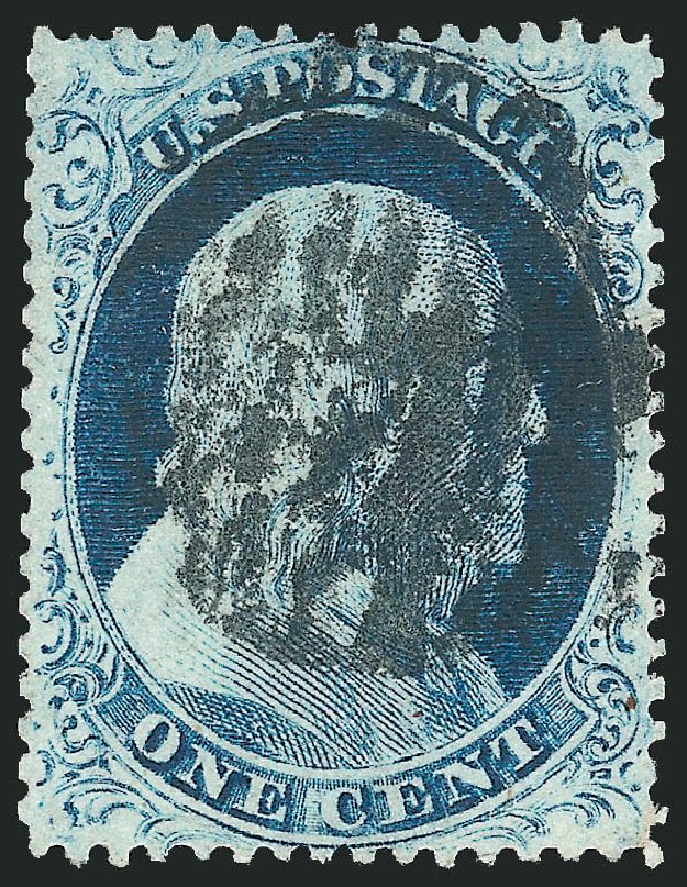 Value of US Stamp Scott # 23: 1857 1c Franklin. Robert Siegel Auction Galleries, Mar 2011, Sale 1006, Lot 1035