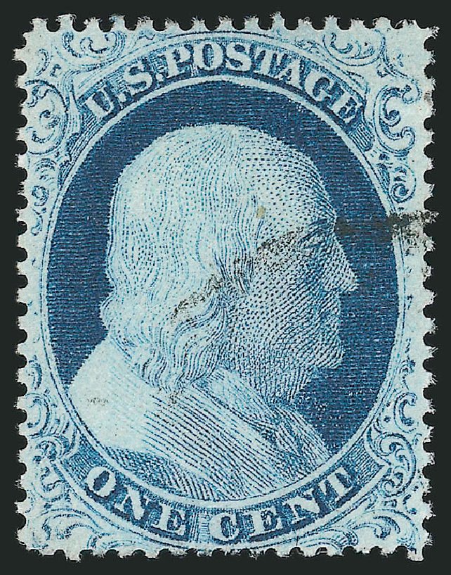 Costs of US Stamp Scott Cat. 23 - 1857 1c Franklin. Robert Siegel Auction Galleries, Dec 2009, Sale 982, Lot 5105