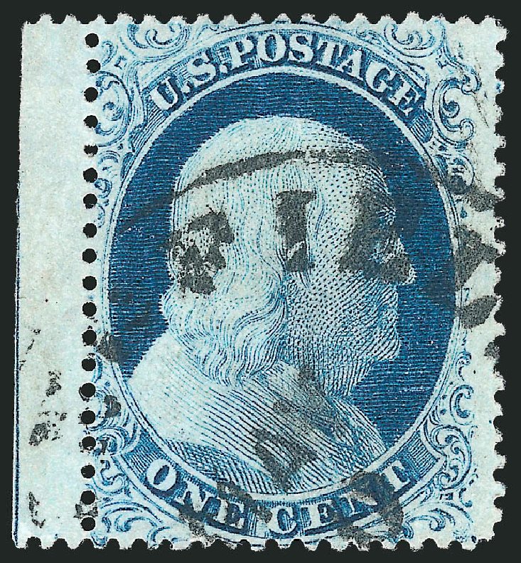 Values of US Stamps Scott 23 - 1857 1c Franklin. Robert Siegel Auction Galleries, Dec 2010, Sale 998, Lot 452