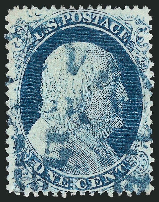 Price of US Stamps Scott 23: 1857 1c Franklin. Robert Siegel Auction Galleries, Dec 2010, Sale 998, Lot 462