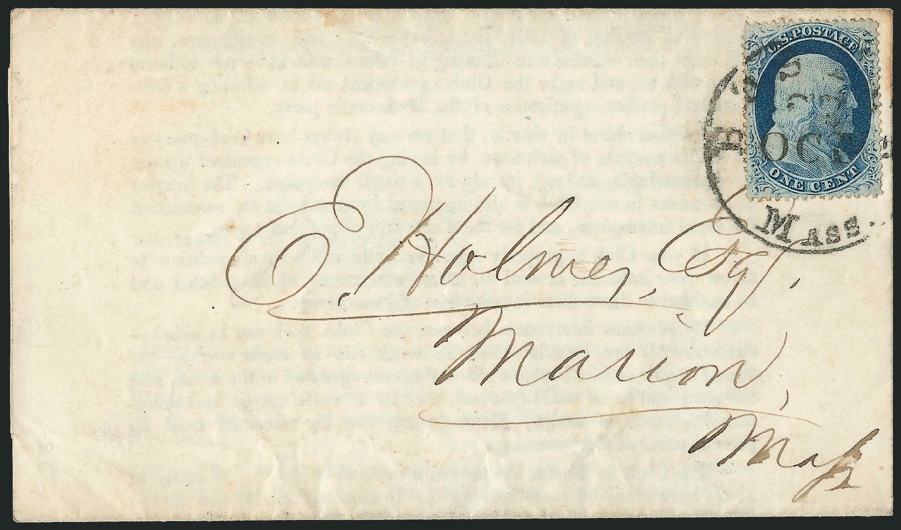 Costs of US Stamps Scott #23: 1c 1857 Franklin. Robert Siegel Auction Galleries, Dec 2010, Sale 998, Lot 482