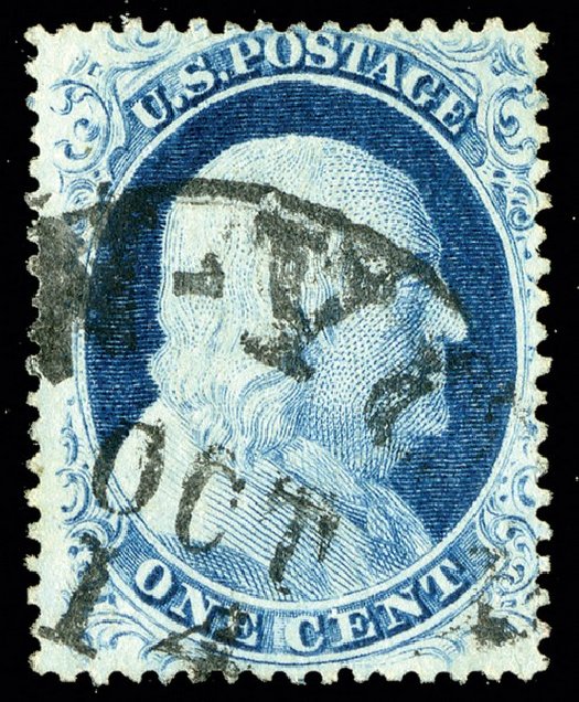Price of US Stamp Scott # 23 - 1c 1857 Franklin. Spink Shreves Galleries, May 2014, Sale 148, Lot 42