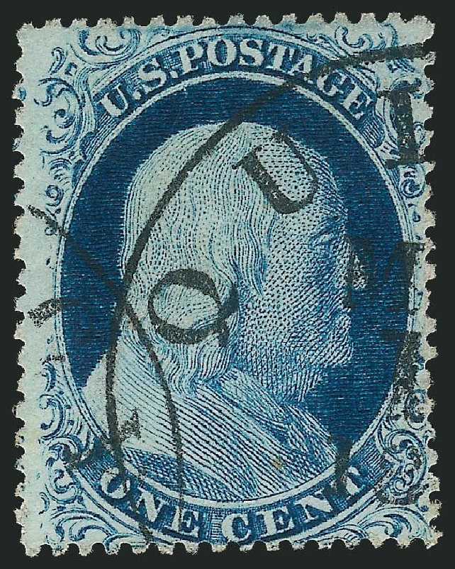Cost of US Stamp Scott Catalogue # 23 - 1c 1857 Franklin. Robert Siegel Auction Galleries, Oct 2010, Sale 997, Lot 5233