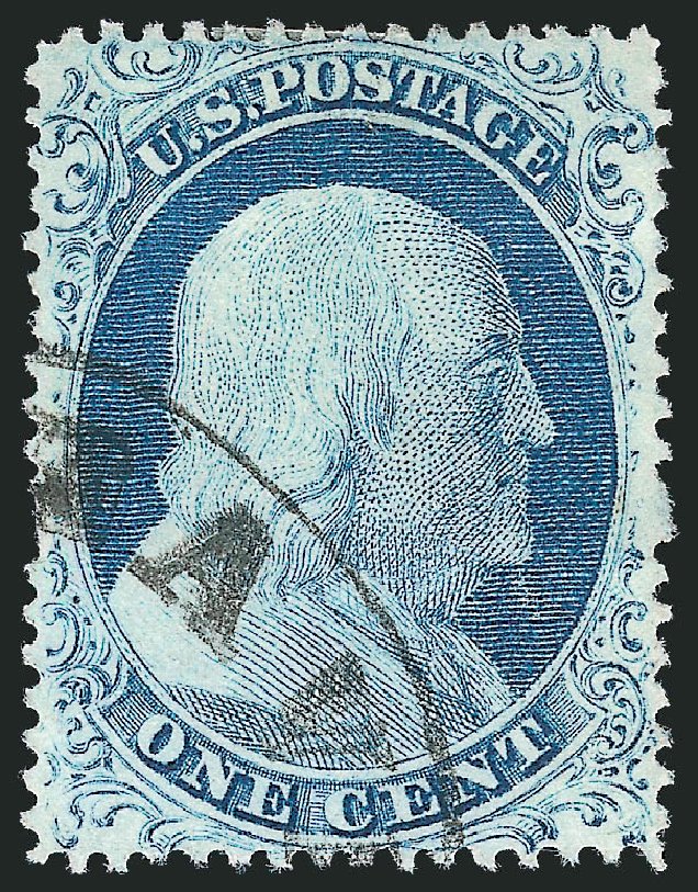 Cost of US Stamps Scott 23 - 1c 1857 Franklin. Robert Siegel Auction Galleries, Dec 2010, Sale 998, Lot 473