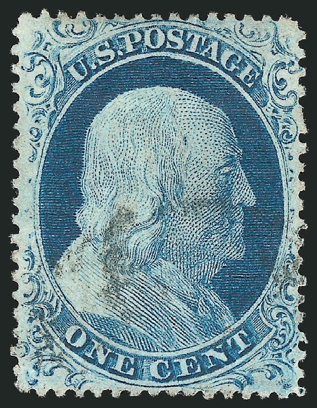 US Stamps Price Scott Catalog 23: 1857 1c Franklin. Robert Siegel Auction Galleries, Mar 2011, Sale 1006, Lot 1036