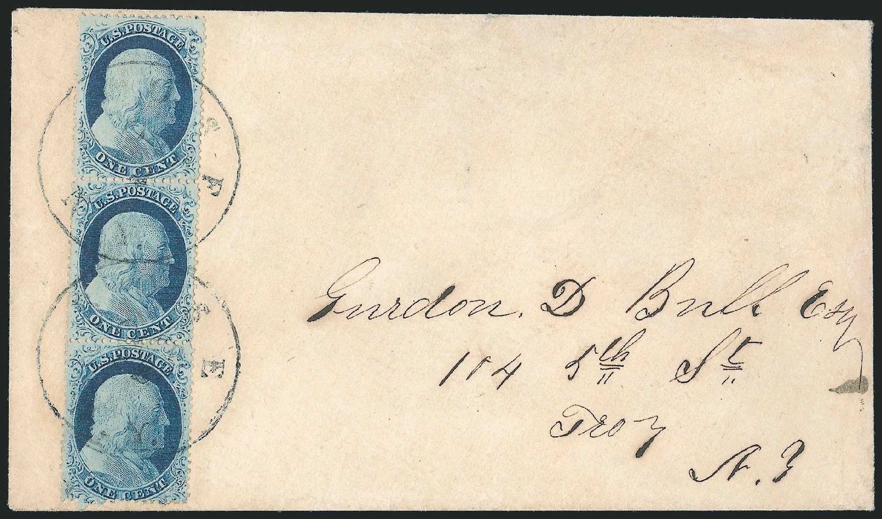 US Stamps Price Scott Catalog # 23 - 1857 1c Franklin. Robert Siegel Auction Galleries, Mar 2011, Sale 1006, Lot 1046