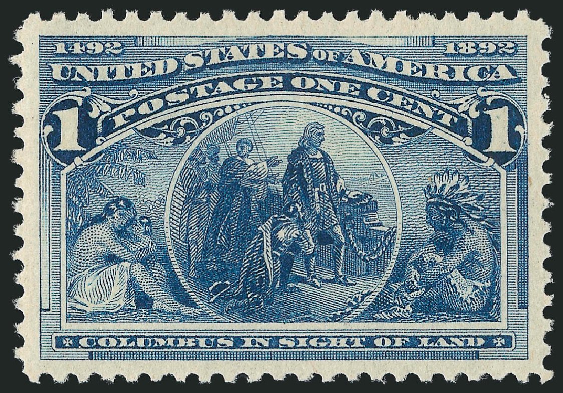 Costs of US Stamps Scott Catalog # 230 - 1c 1893 Columbian Exposition. Robert Siegel Auction Galleries, Nov 2012, Sale 1034, Lot 207