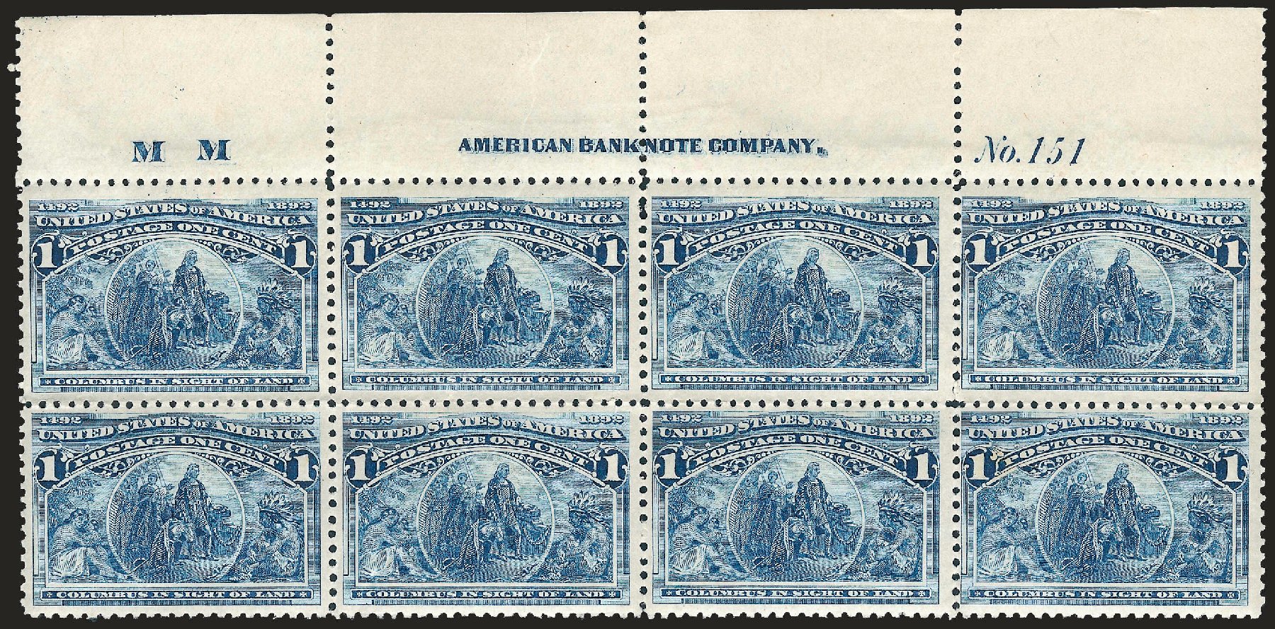 Prices of US Stamps Scott Catalog #230 - 1893 1c Columbian Exposition. Robert Siegel Auction Galleries, Apr 2009, Sale 971, Lot 1017
