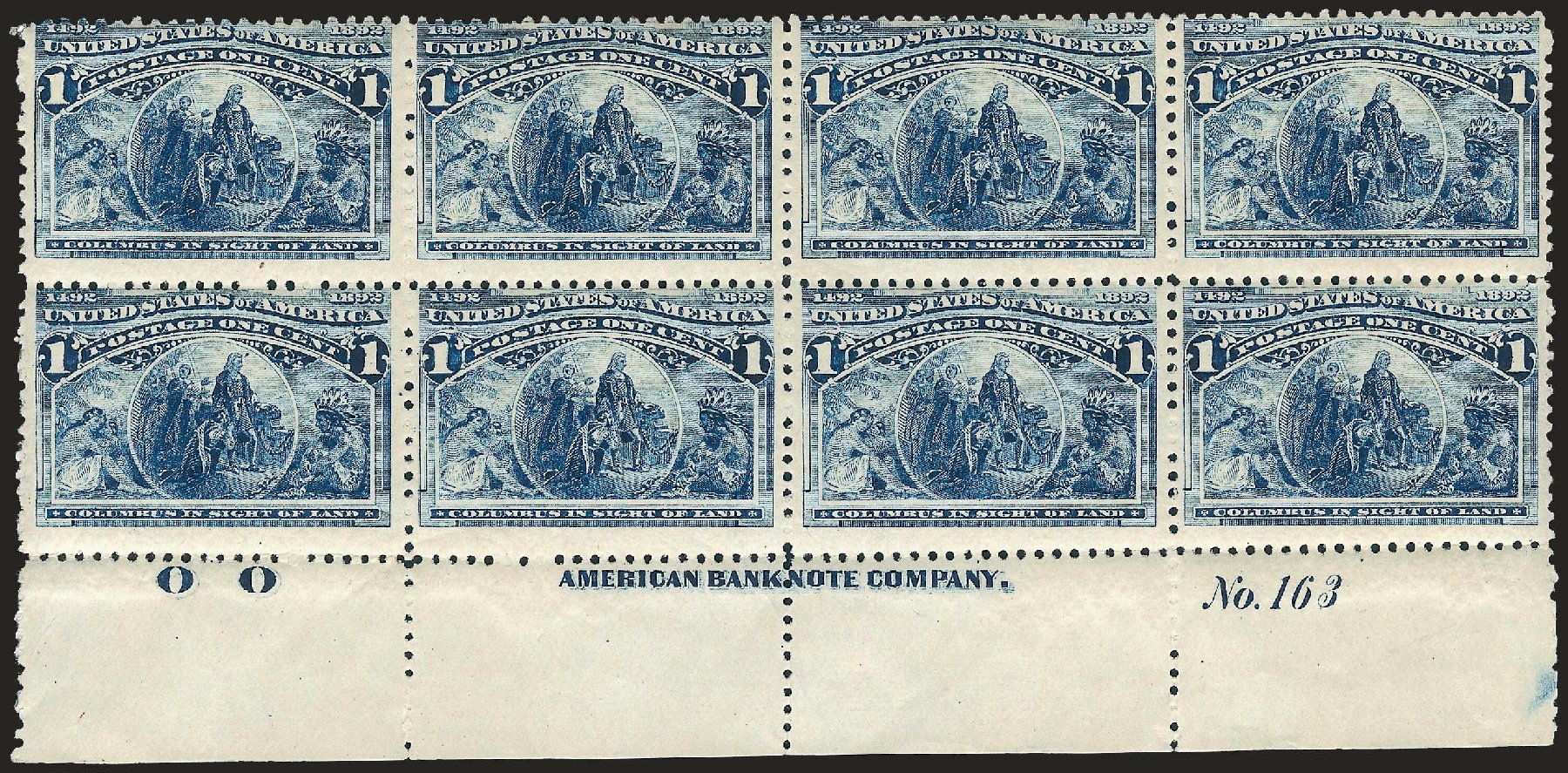 Cost of US Stamp Scott 230: 1893 1c Columbian Exposition. Robert Siegel Auction Galleries, Apr 2009, Sale 971, Lot 1028