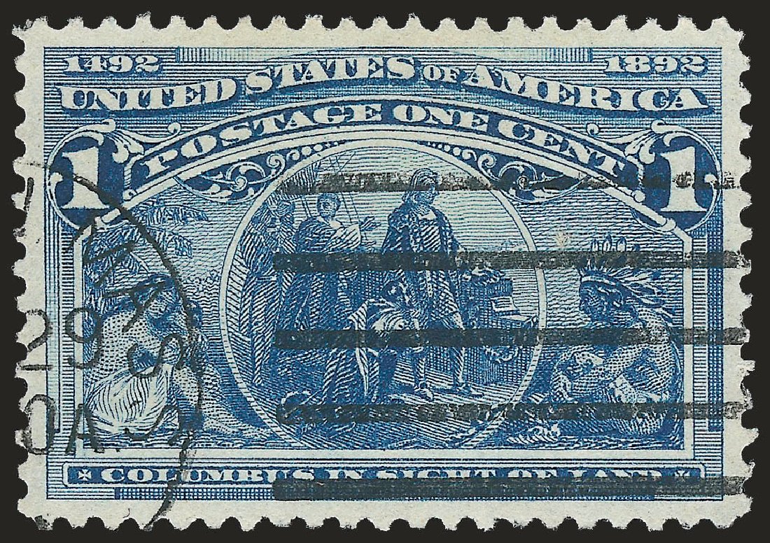 US Stamp Prices Scott Catalogue # 230: 1c 1893 Columbian Exposition. Robert Siegel Auction Galleries, Jun 2009, Sale 975, Lot 1478
