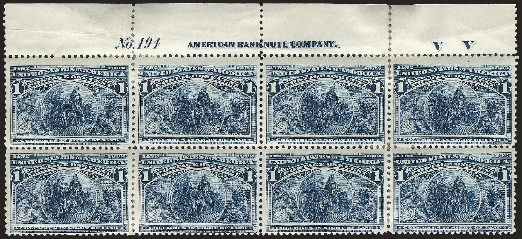Price of US Stamp Scott Cat. # 230: 1c 1893 Columbian Exposition. Robert Siegel Auction Galleries, Apr 2009, Sale 971, Lot 1029