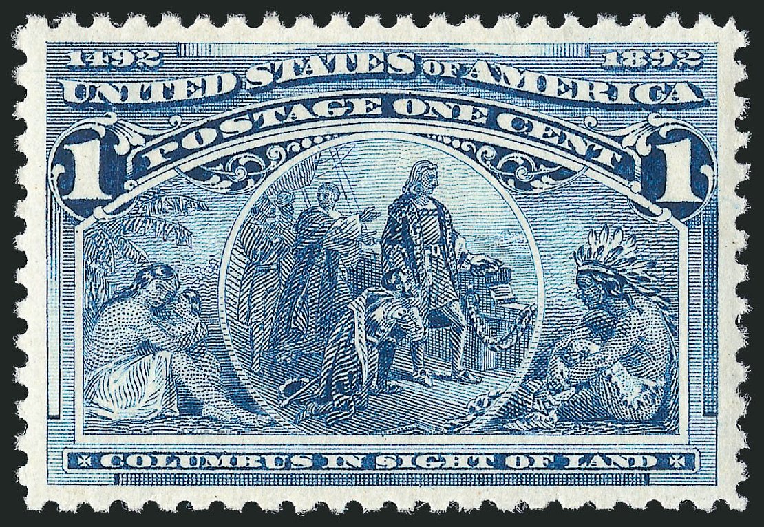 Price of US Stamp Scott Catalog #230 - 1c 1893 Columbian Exposition. Robert Siegel Auction Galleries, Mar 2011, Sale 1007, Lot 2401