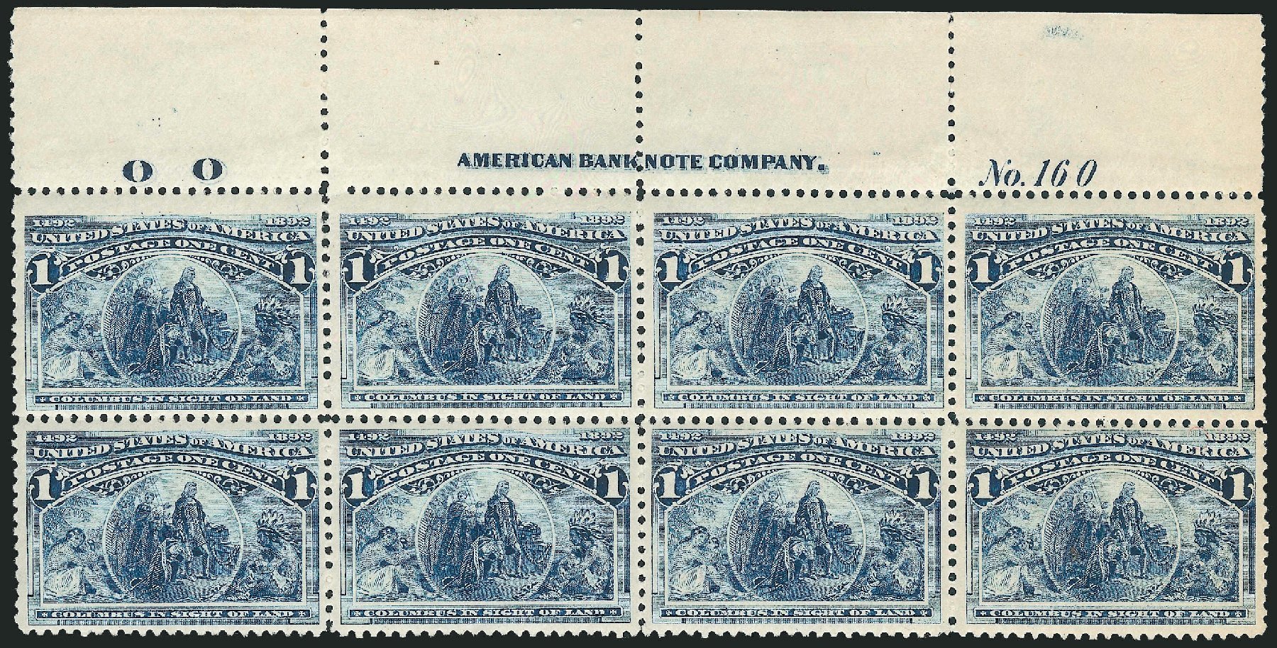 Prices of US Stamps Scott Catalog 230 - 1c 1893 Columbian Exposition. Robert Siegel Auction Galleries, Nov 2013, Sale 1061, Lot 3661