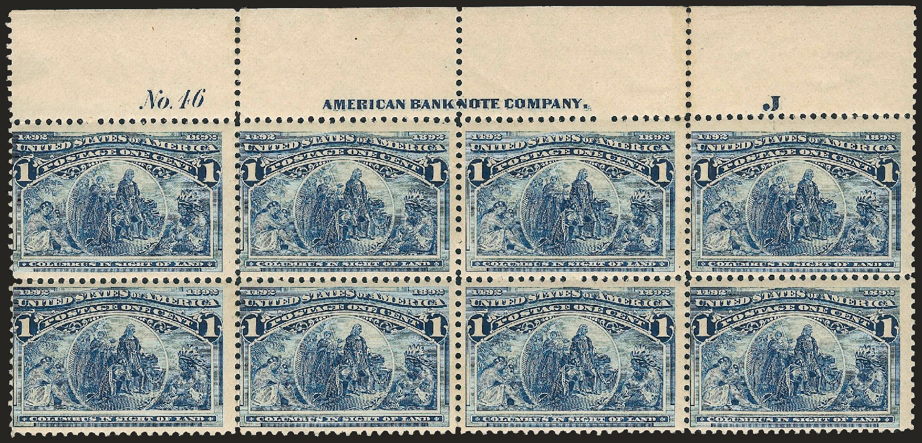 US Stamp Prices Scott #230 - 1893 1c Columbian Exposition. Robert Siegel Auction Galleries, Apr 2009, Sale 971, Lot 1001