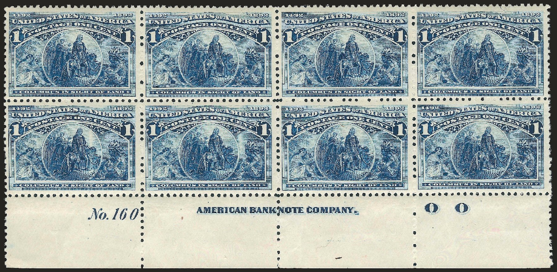 Cost of US Stamp Scott Cat. # 230 - 1893 1c Columbian Exposition. Robert Siegel Auction Galleries, Apr 2010, Sale 984, Lot 541