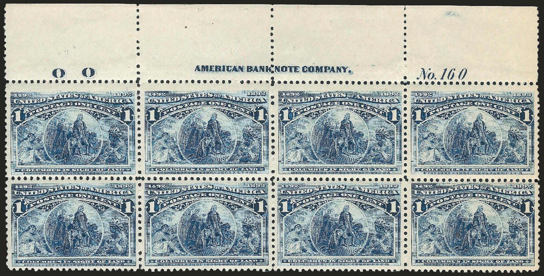Cost of US Stamp Scott Catalog #230 - 1893 1c Columbian Exposition. Robert Siegel Auction Galleries, Apr 2010, Sale 984, Lot 542