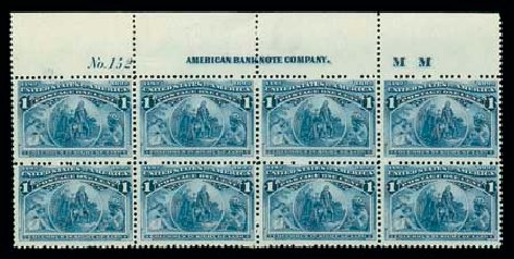 Costs of US Stamps Scott 230 - 1c 1893 Columbian Exposition. Matthew Bennett International, Jun 2007, Sale 319, Lot 1233