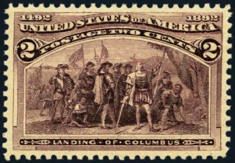 US Stamps Prices Scott Cat. # 231 - 1893 2c Columbian Exposition. Harmer-Schau Auction Galleries, Aug 2012, Sale 94, Lot 1298