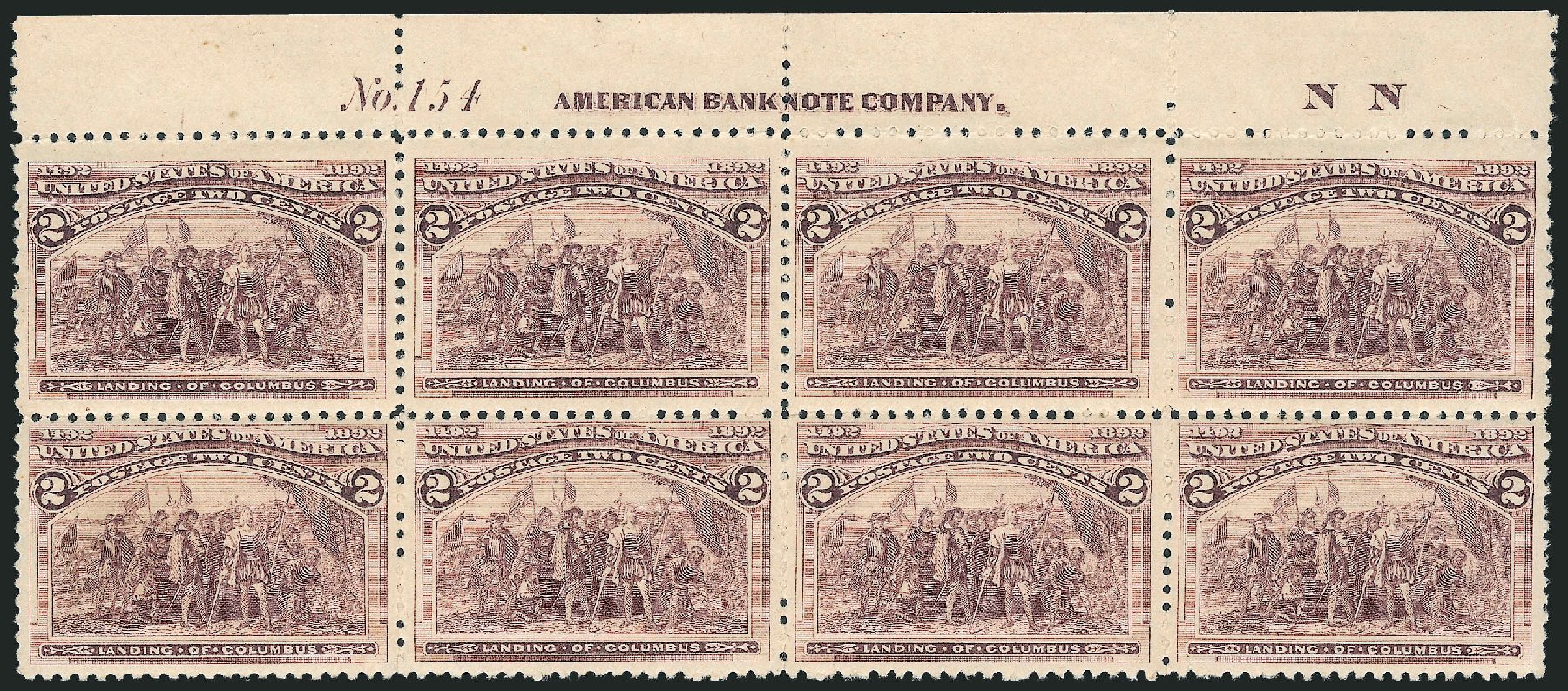 Value of US Stamps Scott 231: 2c 1893 Columbian Exposition. Robert Siegel Auction Galleries, Jun 2012, Sale 1026, Lot 1308