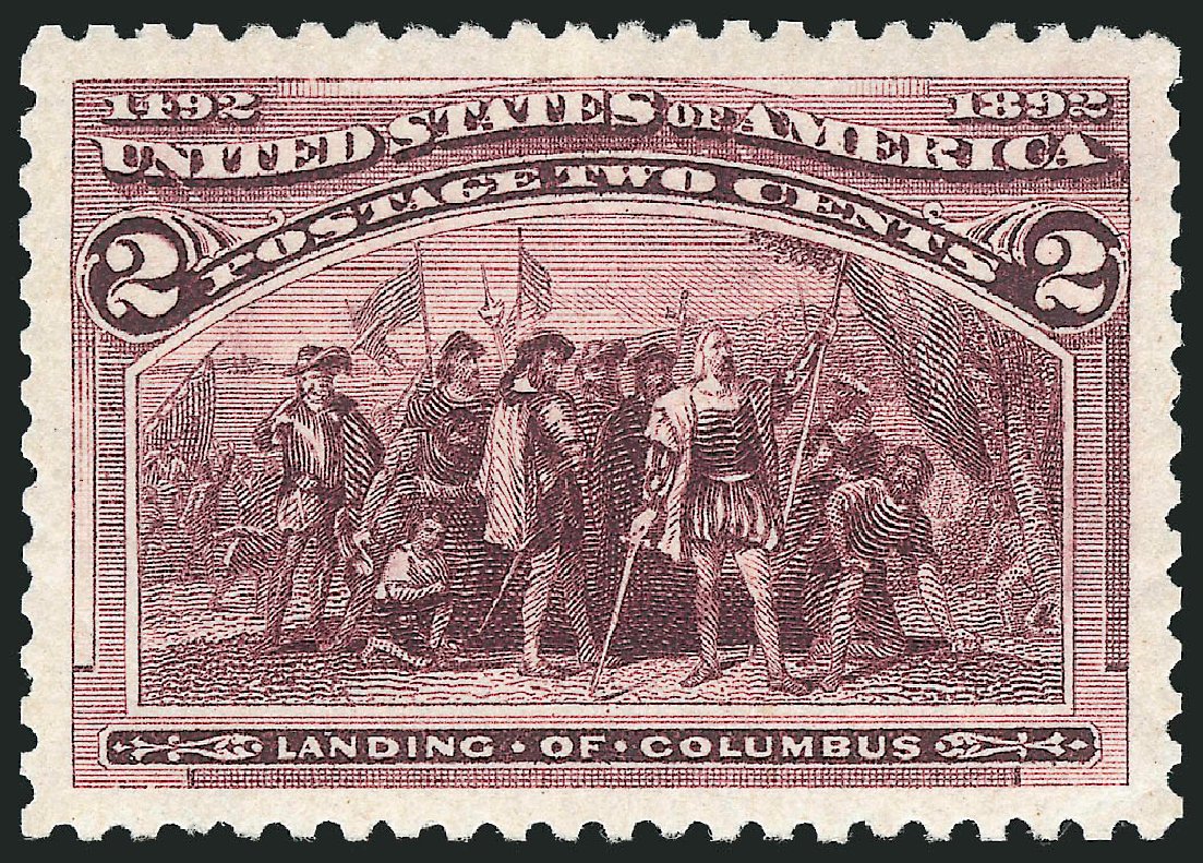 Values of US Stamps Scott 231 - 2c 1893 Columbian Exposition. Robert Siegel Auction Galleries, Nov 2012, Sale 1034, Lot 208