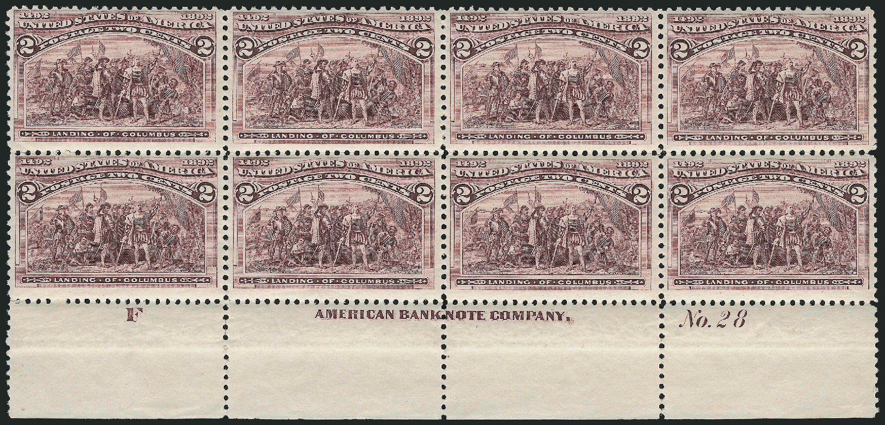 Value of US Stamps Scott # 231: 1893 2c Columbian Exposition. Robert Siegel Auction Galleries, Mar 2011, Sale 1007, Lot 2469
