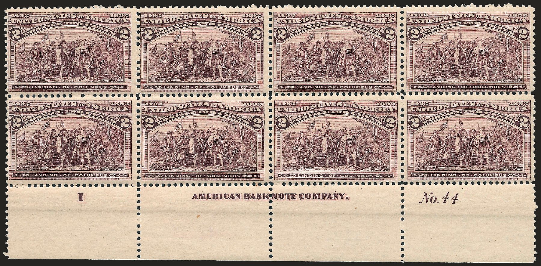 US Stamp Price Scott 231: 2c 1893 Columbian Exposition. Robert Siegel Auction Galleries, Apr 2009, Sale 971, Lot 1059