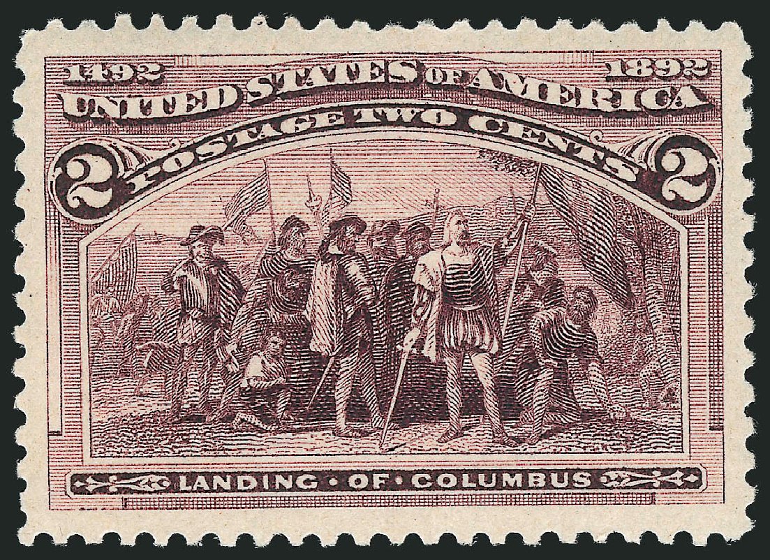 Costs of US Stamp Scott # 231: 1893 2c Columbian Exposition. Robert Siegel Auction Galleries, Oct 2011, Sale 1014, Lot 1470