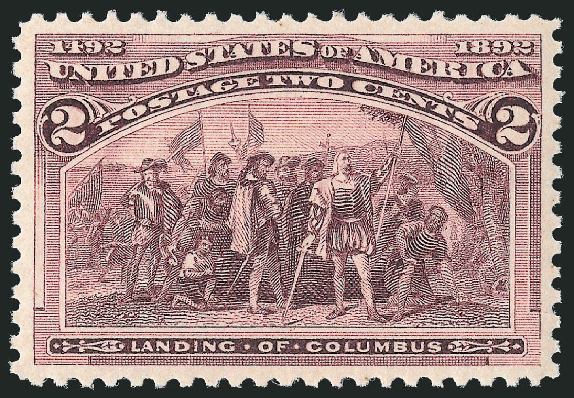 Costs of US Stamp Scott #231 - 1893 2c Columbian Exposition. Robert Siegel Auction Galleries, Nov 2012, Sale 1034, Lot 210