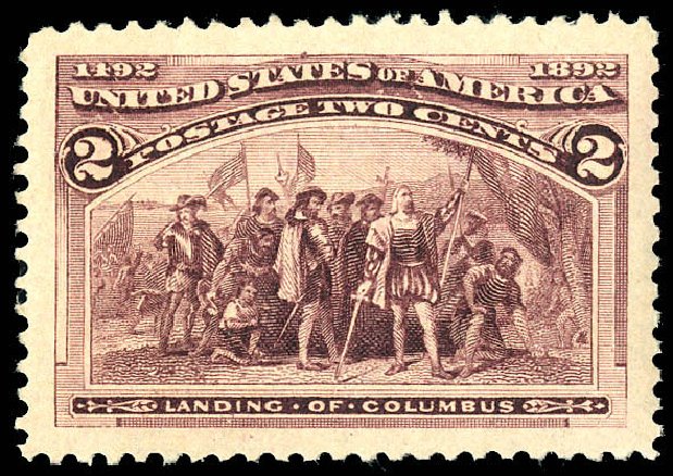 Value of US Stamp Scott # 231 - 2c 1893 Columbian Exposition. Matthew Bennett International, Dec 2008, Sale 330, Lot 1691