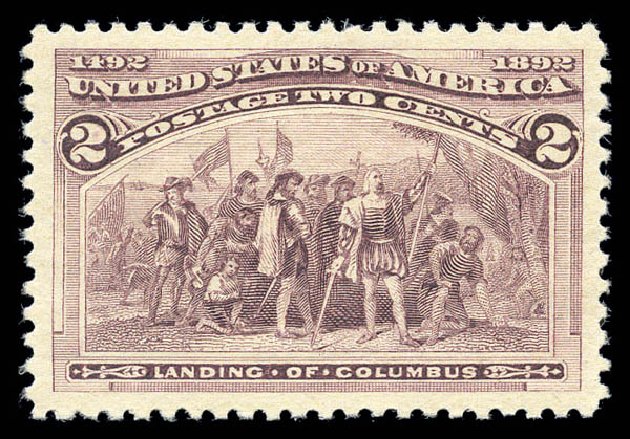 Values of US Stamps Scott # 231: 1893 2c Columbian Exposition. Matthew Bennett International, Sep 2010, Sale 333, Lot 3631