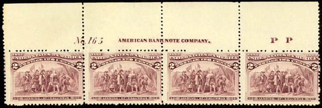 US Stamps Price Scott Catalogue # 231 - 1893 2c Columbian Exposition. Daniel Kelleher Auctions, Mar 2013, Sale 635, Lot 331