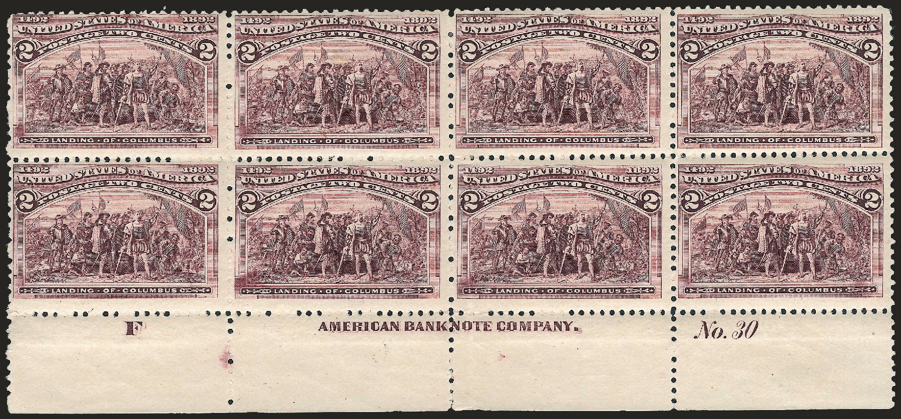 Price of US Stamps Scott Catalogue #231: 2c 1893 Columbian Exposition. Robert Siegel Auction Galleries, Apr 2009, Sale 971, Lot 1051