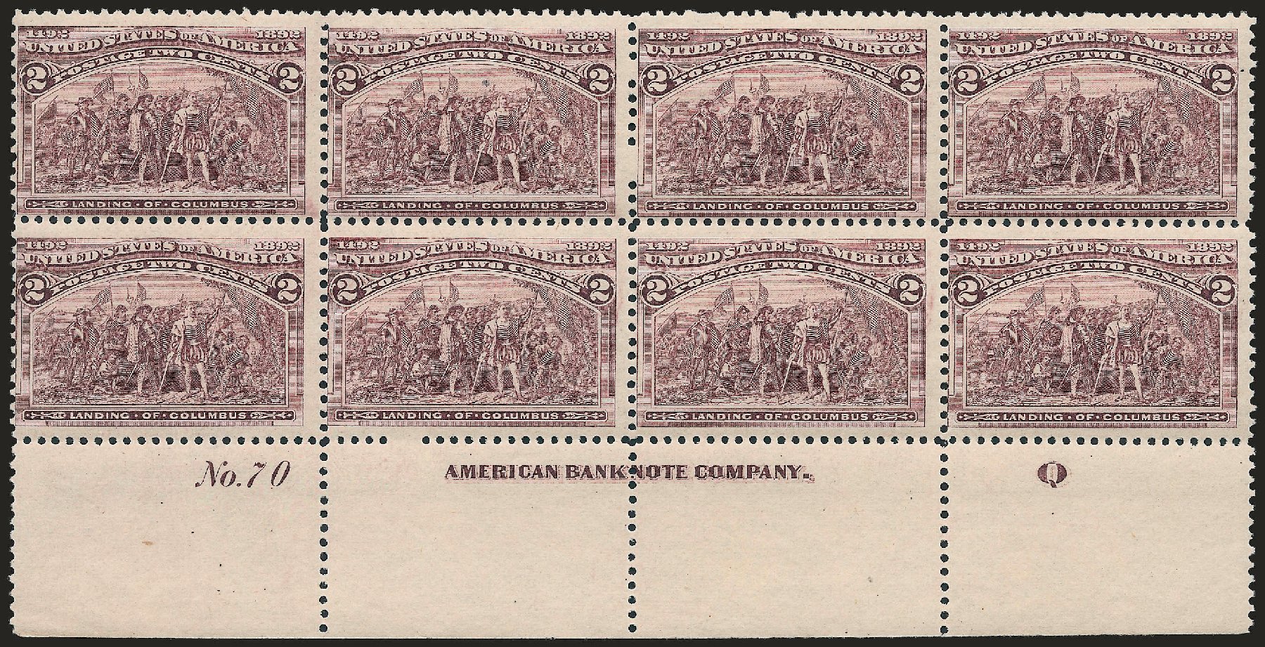 Price of US Stamps Scott Cat. #231: 1893 2c Columbian Exposition. Robert Siegel Auction Galleries, Apr 2009, Sale 971, Lot 1061