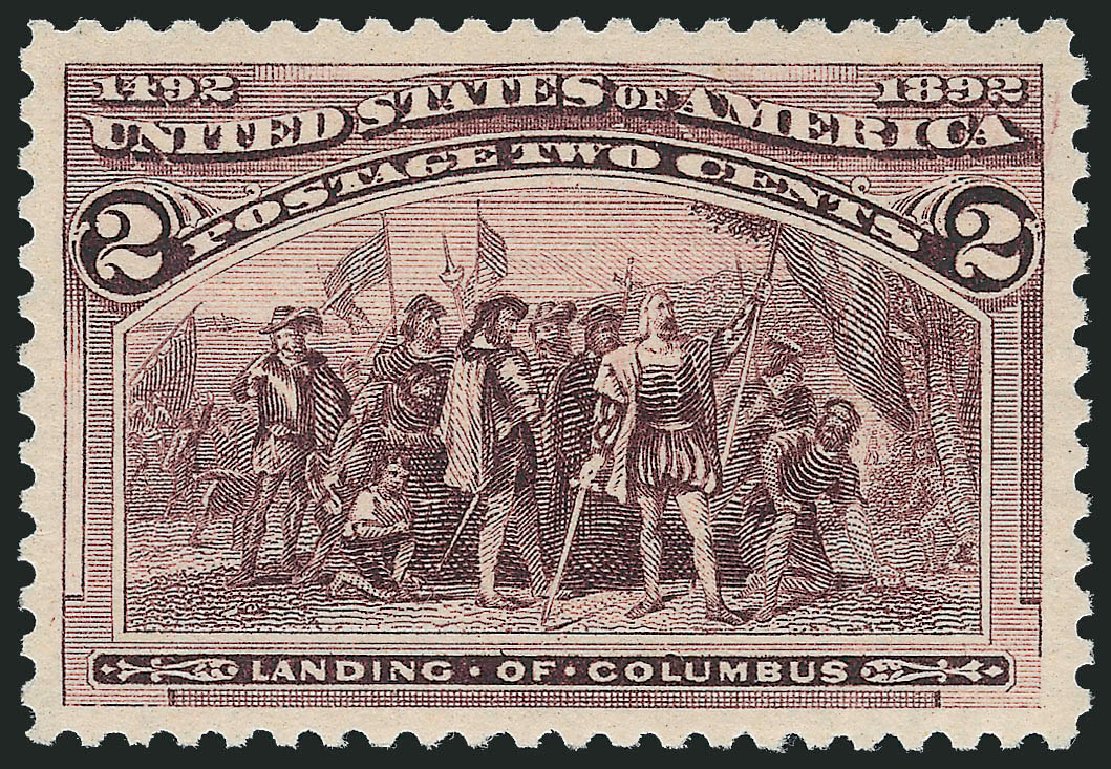 Costs of US Stamp Scott #231: 1893 2c Columbian Exposition. Robert Siegel Auction Galleries, Oct 2011, Sale 1013, Lot 304