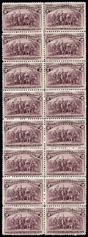 US Stamps Value Scott 231 - 2c 1893 Columbian Exposition. Harmer-Schau Auction Galleries, Feb 2010, Sale 84, Lot 1425