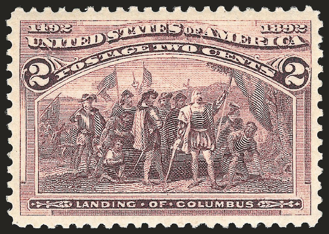 US Stamps Prices Scott Catalog #231: 2c 1893 Columbian Exposition. Robert Siegel Auction Galleries, Jun 2010, Sale 992, Lot 2285