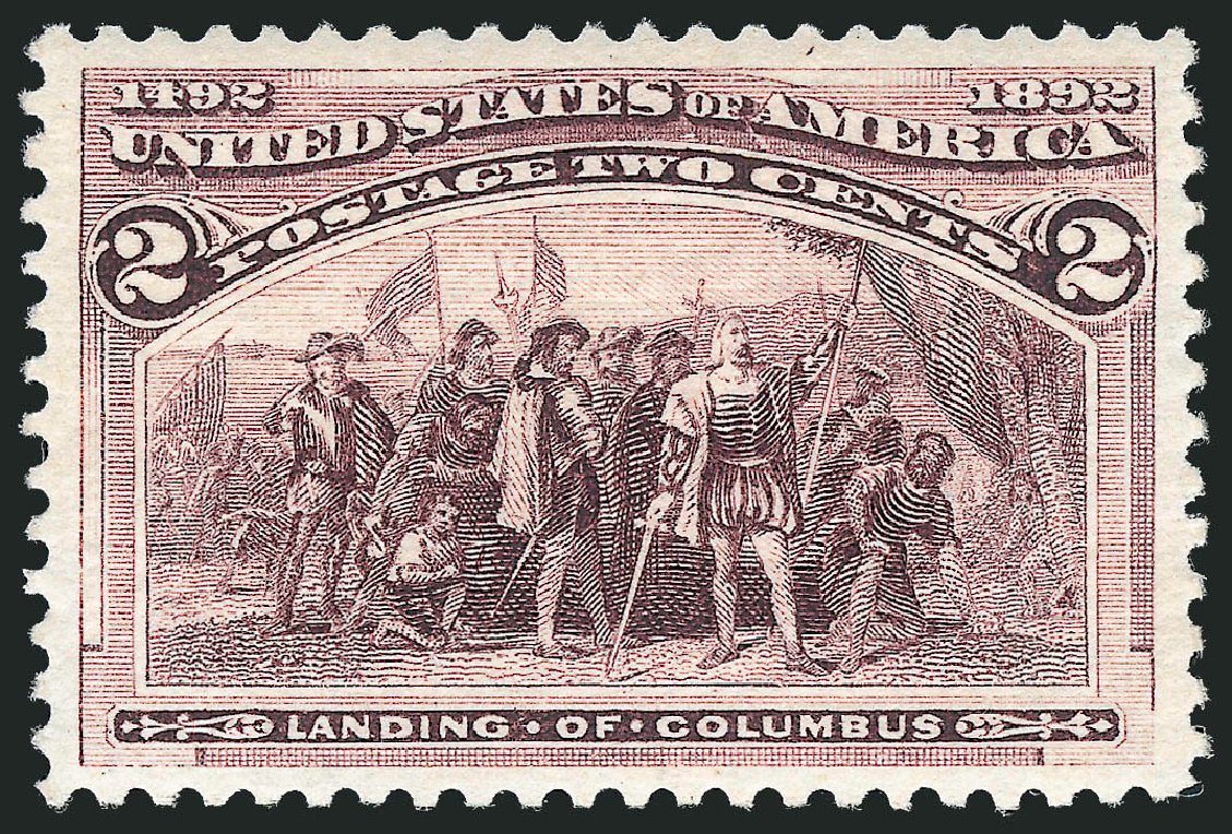 US Stamp Prices Scott Cat. # 231: 1893 2c Columbian Exposition. Robert Siegel Auction Galleries, Mar 2011, Sale 1007, Lot 2402