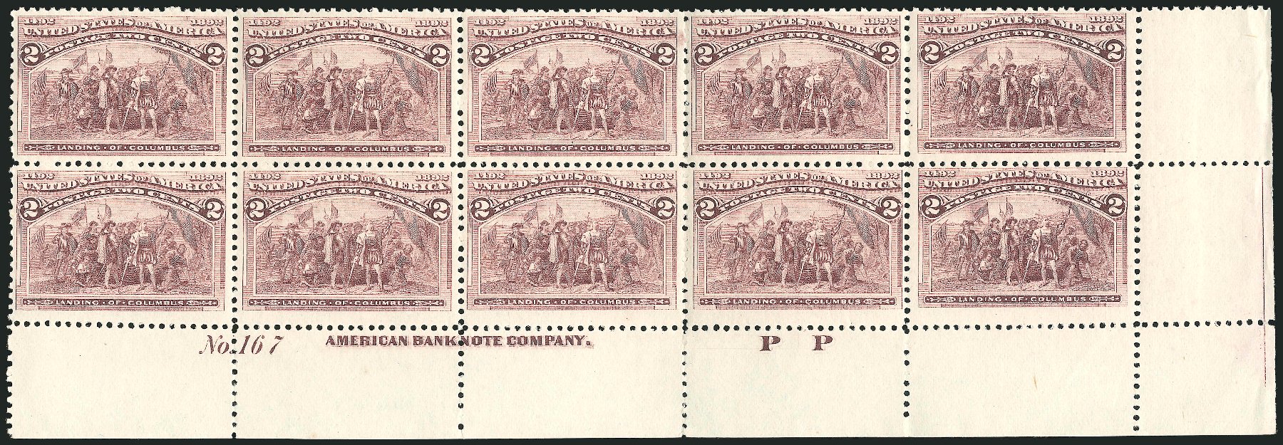 Value of US Stamp Scott Catalogue # 231 - 2c 1893 Columbian Exposition. Robert Siegel Auction Galleries, Oct 2011, Sale 1014, Lot 1472