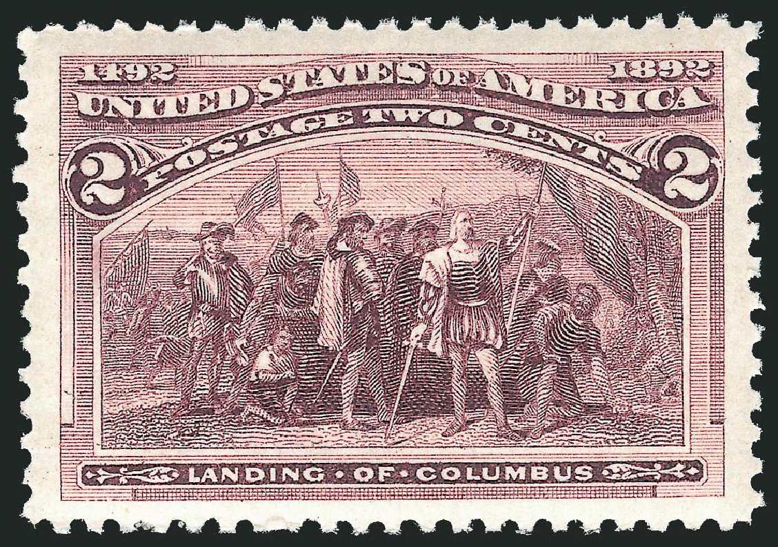 Costs of US Stamp Scott Catalogue 231 - 2c 1893 Columbian Exposition. Robert Siegel Auction Galleries, Nov 2013, Sale 1061, Lot 3663