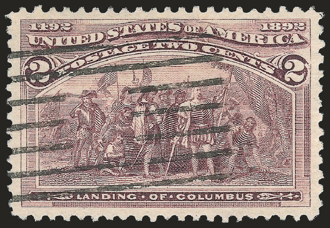 Costs of US Stamps Scott Cat. 231: 1893 2c Columbian Exposition. Robert Siegel Auction Galleries, Jun 2009, Sale 975, Lot 1483