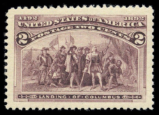 US Stamp Prices Scott Catalog # 231 - 2c 1893 Columbian Exposition. Matthew Bennett International, Sep 2010, Sale 331, Lot 576