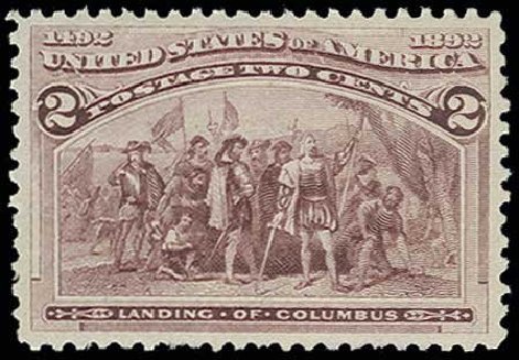 Values of US Stamps Scott #231: 2c 1893 Columbian Exposition. H.R. Harmer, Jun 2013, Sale 3003, Lot 1146